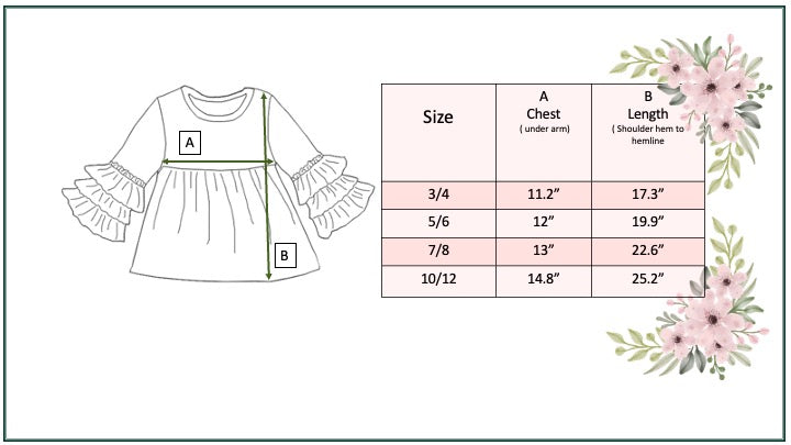 Girls Ecru 3 Ruffle Shirt