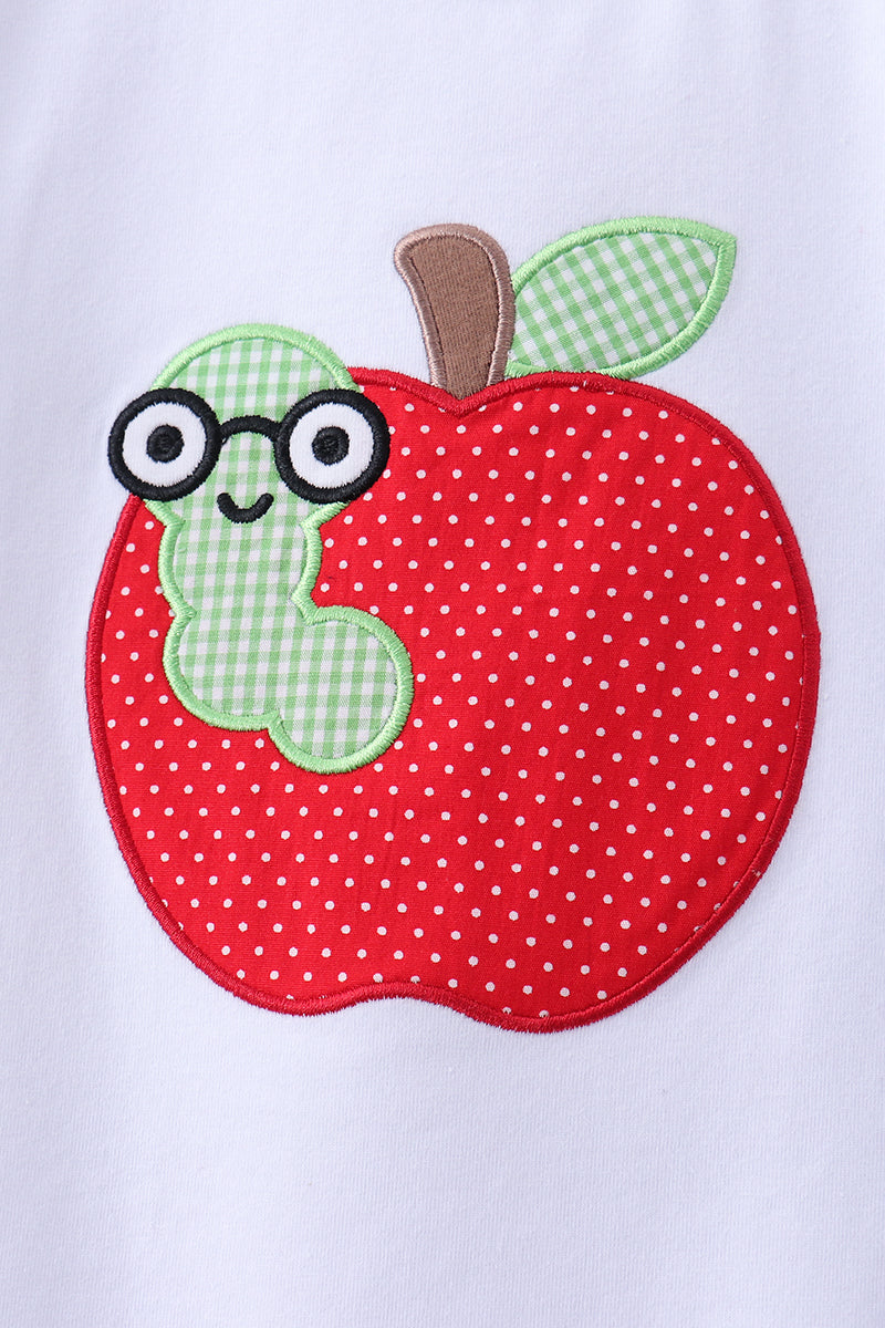 Boys Apple Embroidery Set