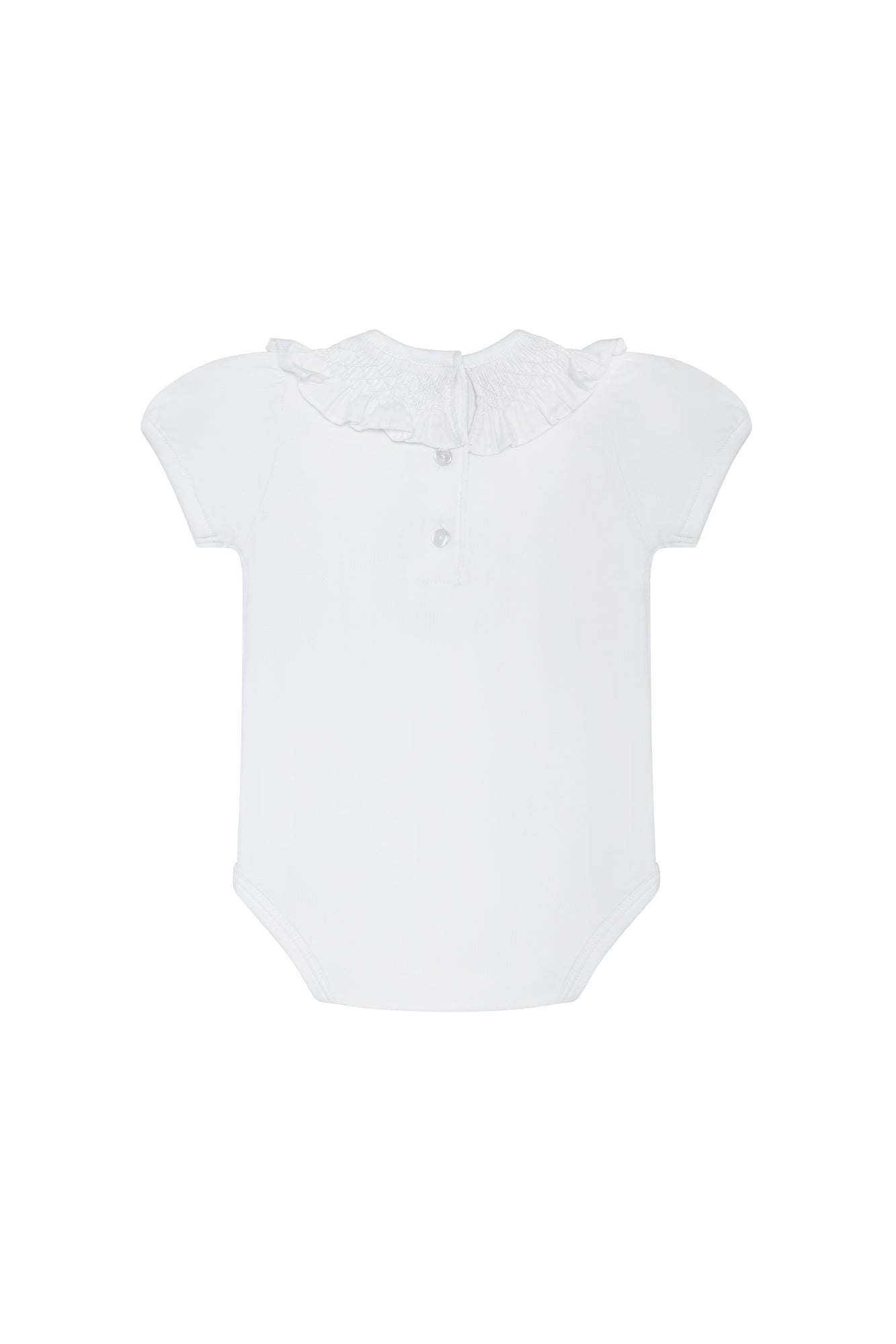 Pima Cotton Baby Girl Princess Smocked Onesie