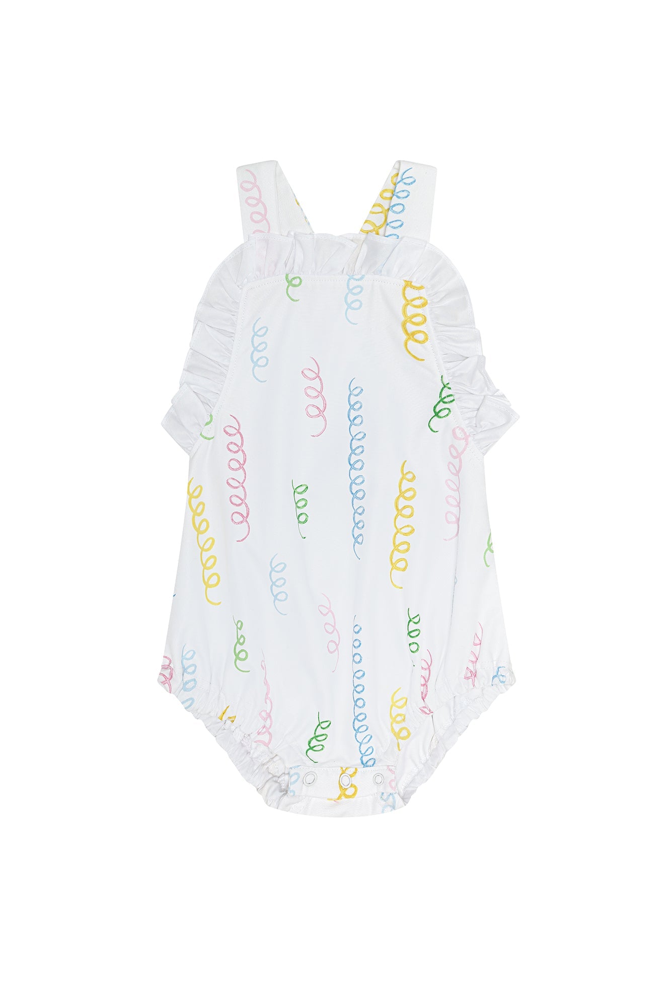 Baby Girls Spirals Woven Summer Bubble