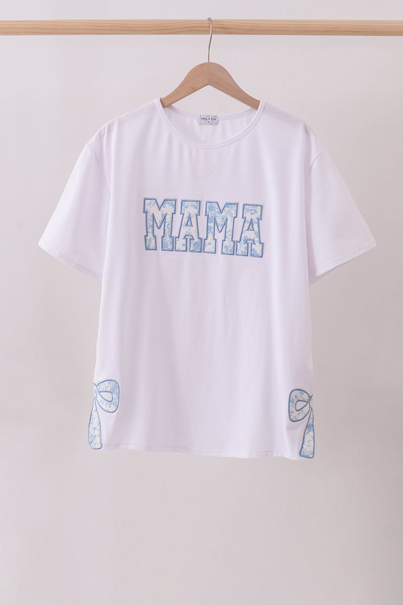 White MAMA & MINI Bow Top