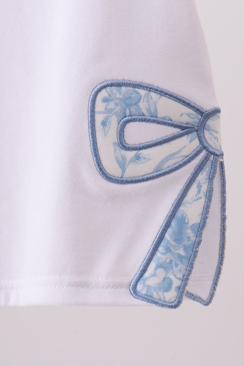White MAMA & MINI Bow Top
