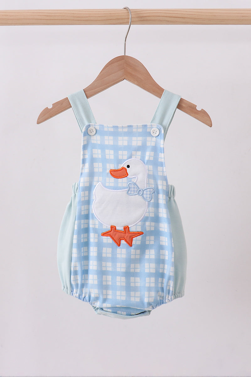 Baby Boys Goose Appliqué Bubble