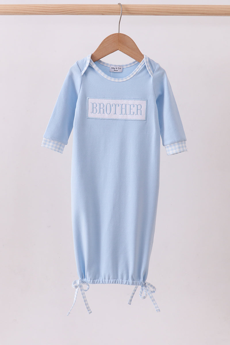 Blue "Brother" Gown