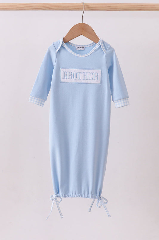 Blue "Brother" Gown