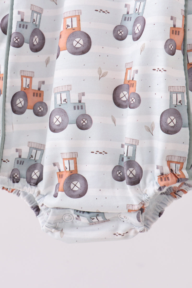 Baby Boys Farm Tractor Bubble