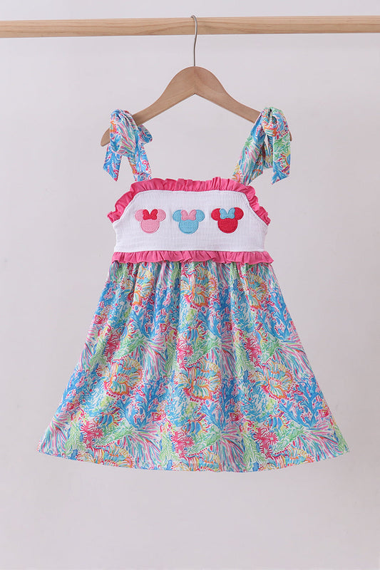 Character Smocked Ruffle Dress