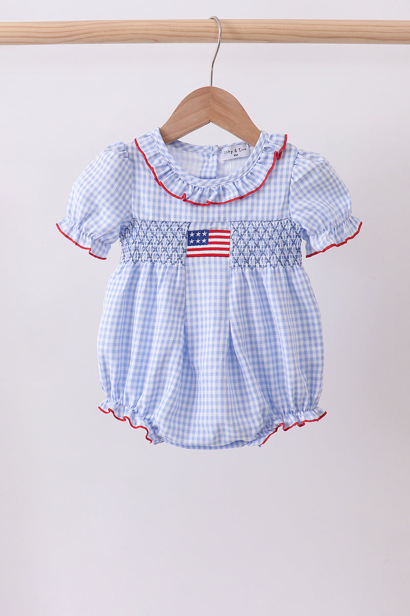 Flag Smocked Bubble