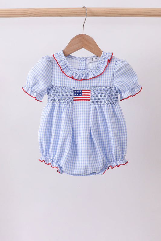 Flag Smocked Bubble