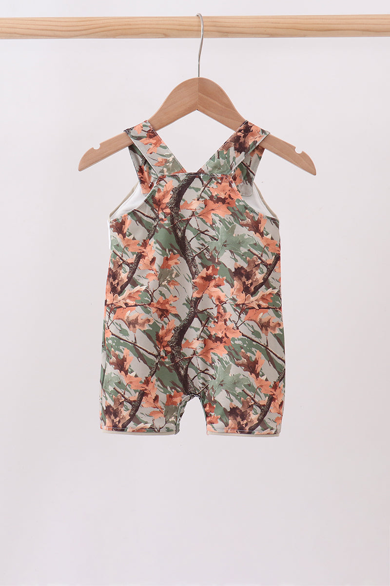 Baby Boys Camo Wildlife Hunting Fishing Embroidered Jon Jon