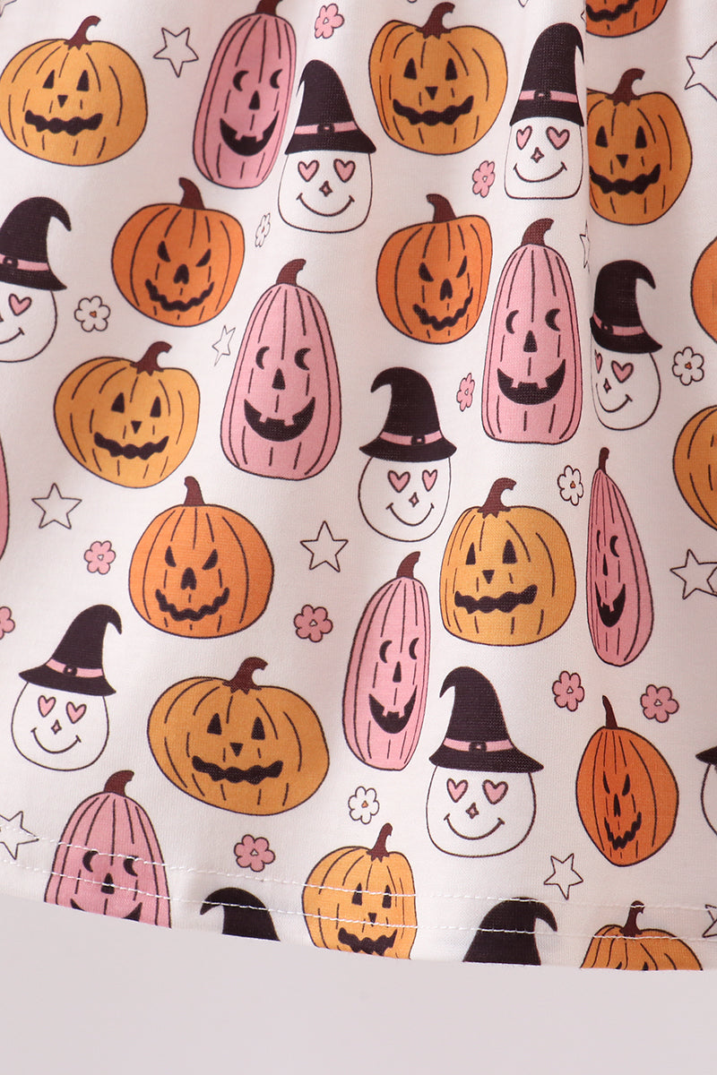 Pumpkin Ruffle Shorts Set for Baby & Girls