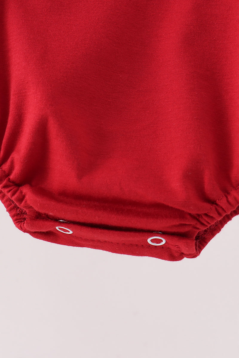 Crimson Football Sequin Bubble