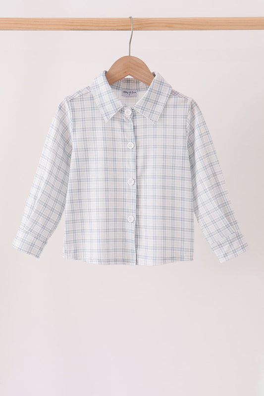 Boys Plaid Button Down