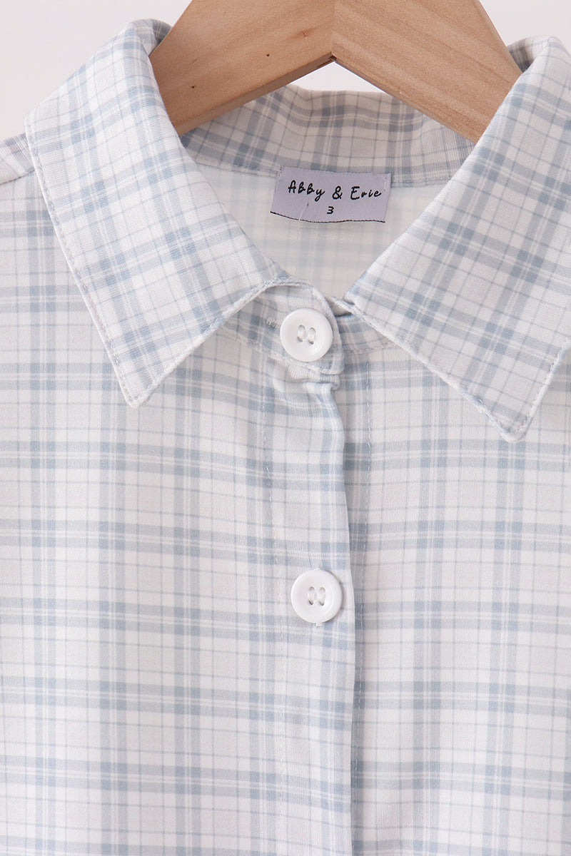 Boys Plaid Button Down