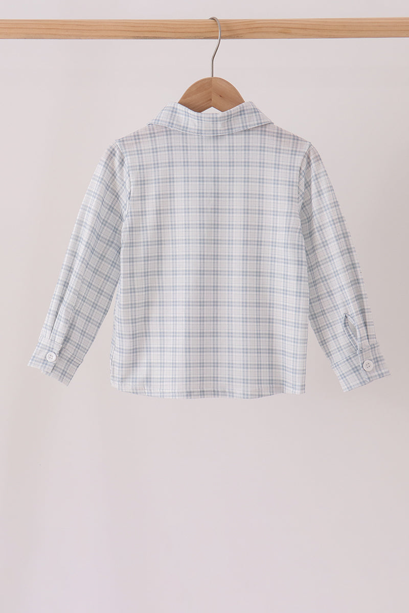 Boys Plaid Button Down