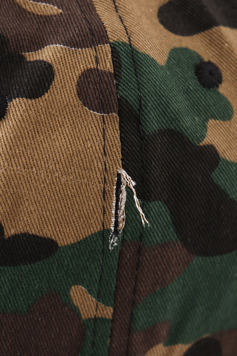 Camouflage Flag Baseball Mom & Me Hat