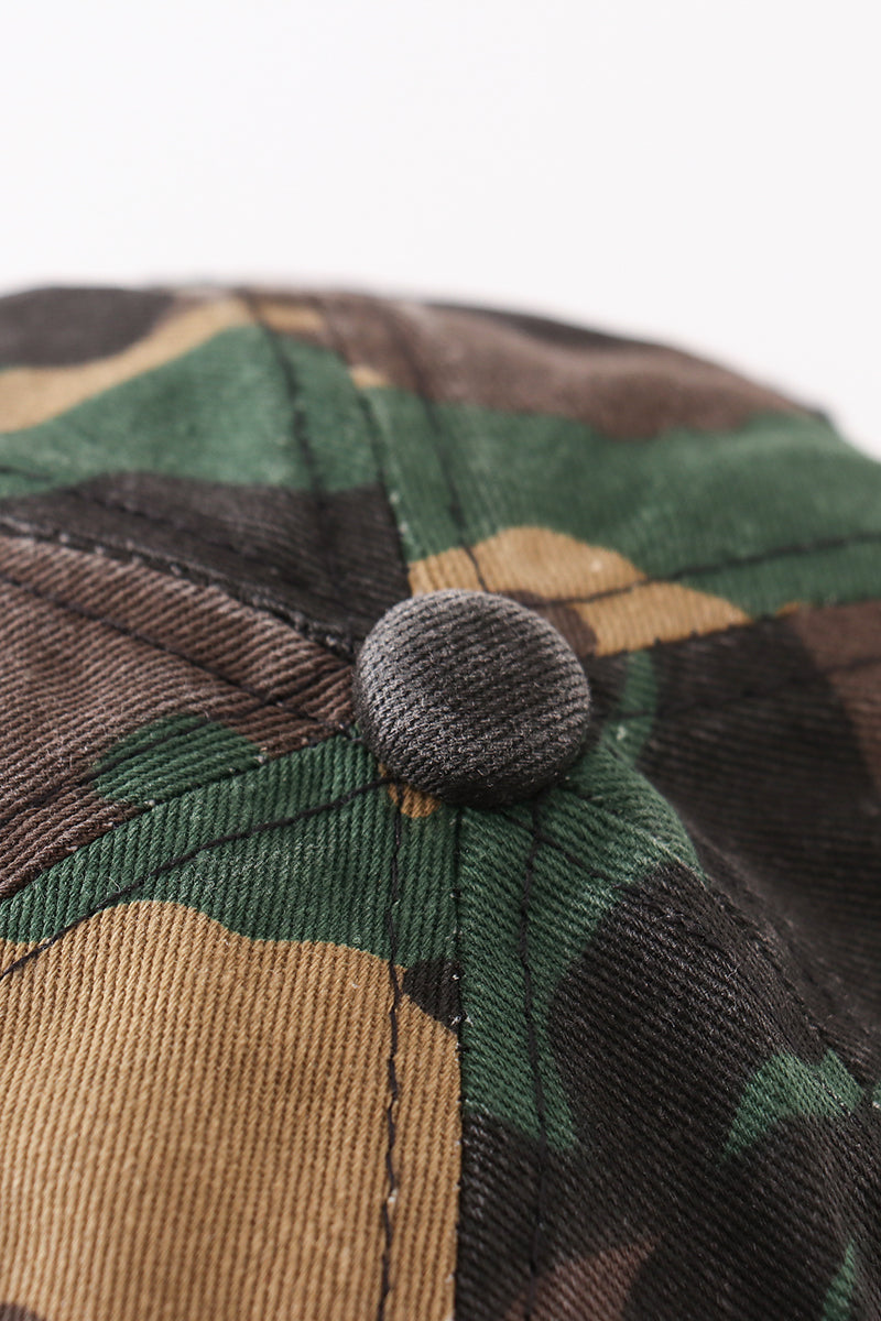 Camouflage Flag Baseball Mom & Me Hat
