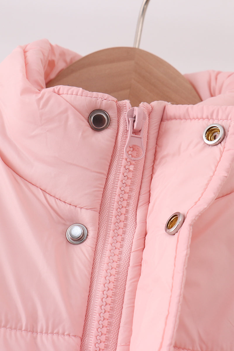 Pink Mom & Me Puffer Vest