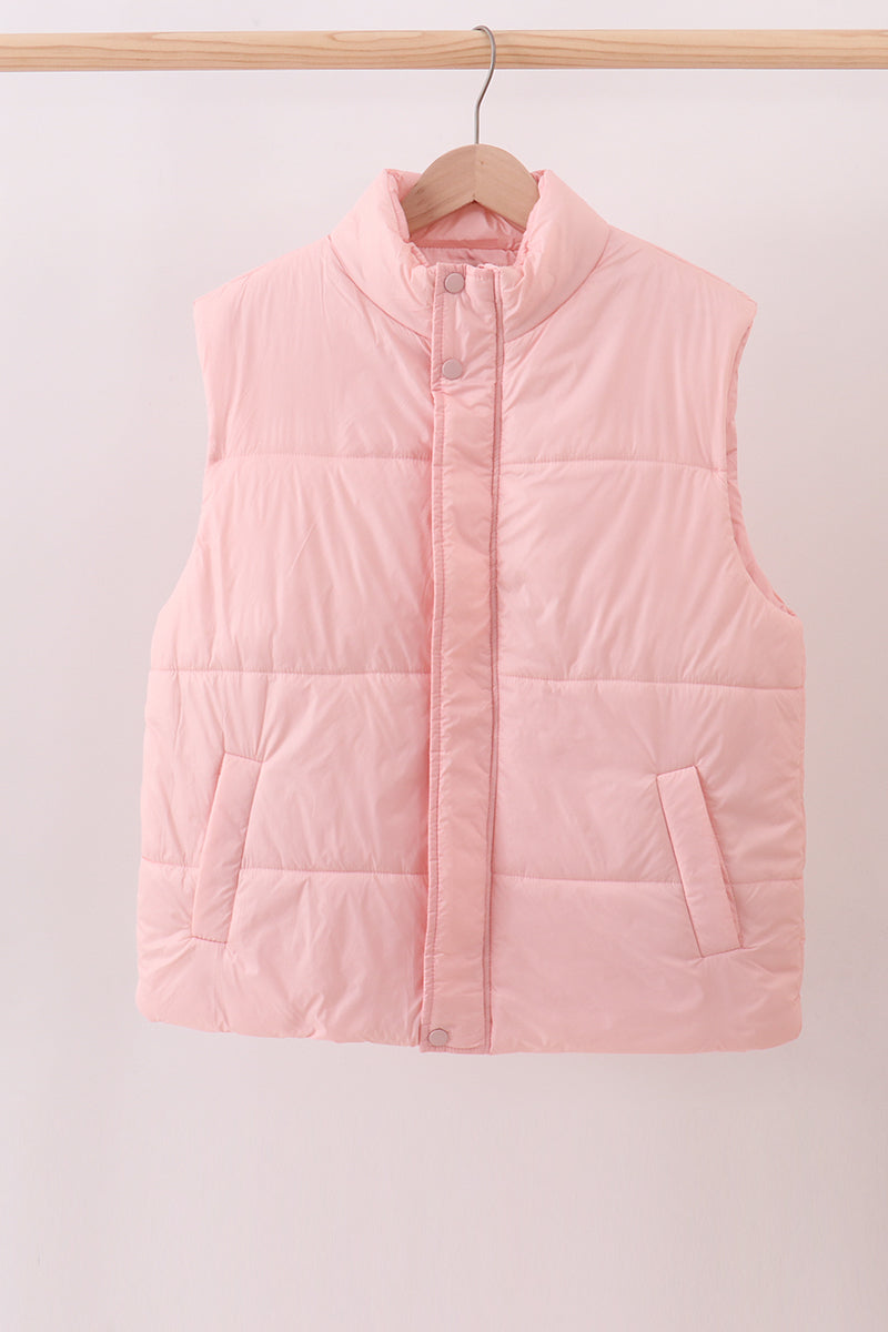 Pink Mom & Me Puffer Vest