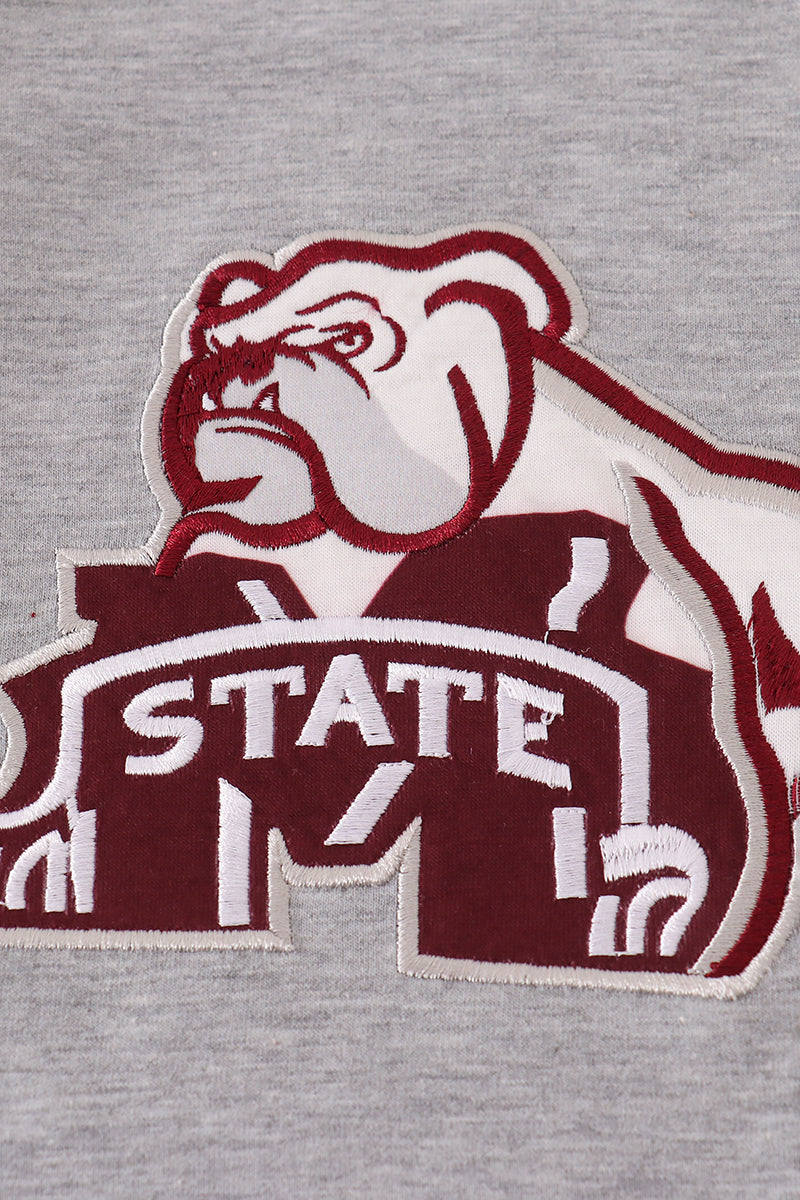 Girls Long Sleeve Mississippi State Skort Set