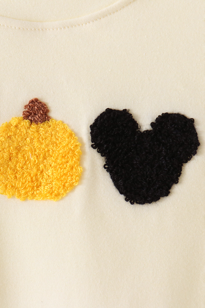 Boys Mouse Character French Knot Top