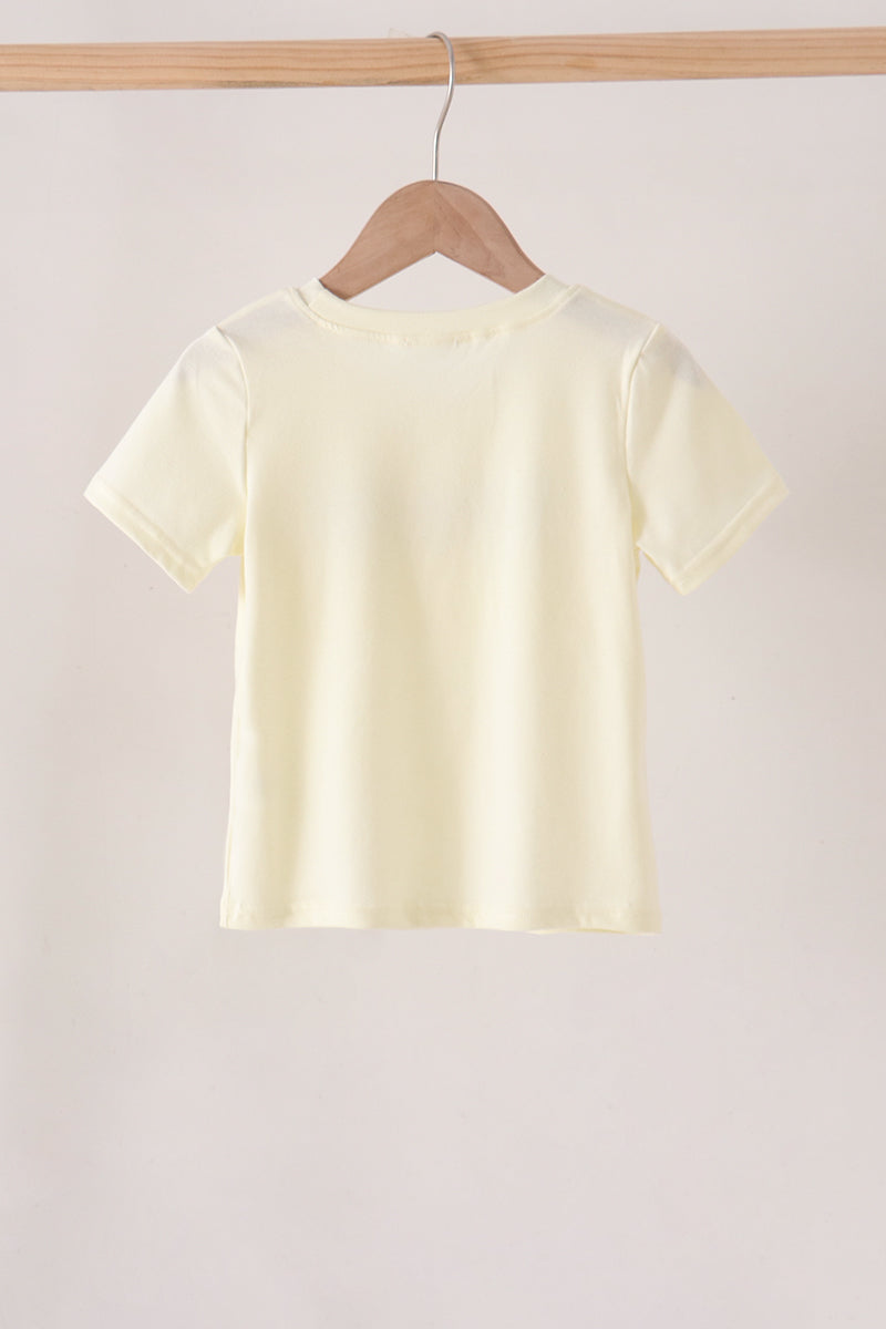 Boys Mouse Character French Knot Top
