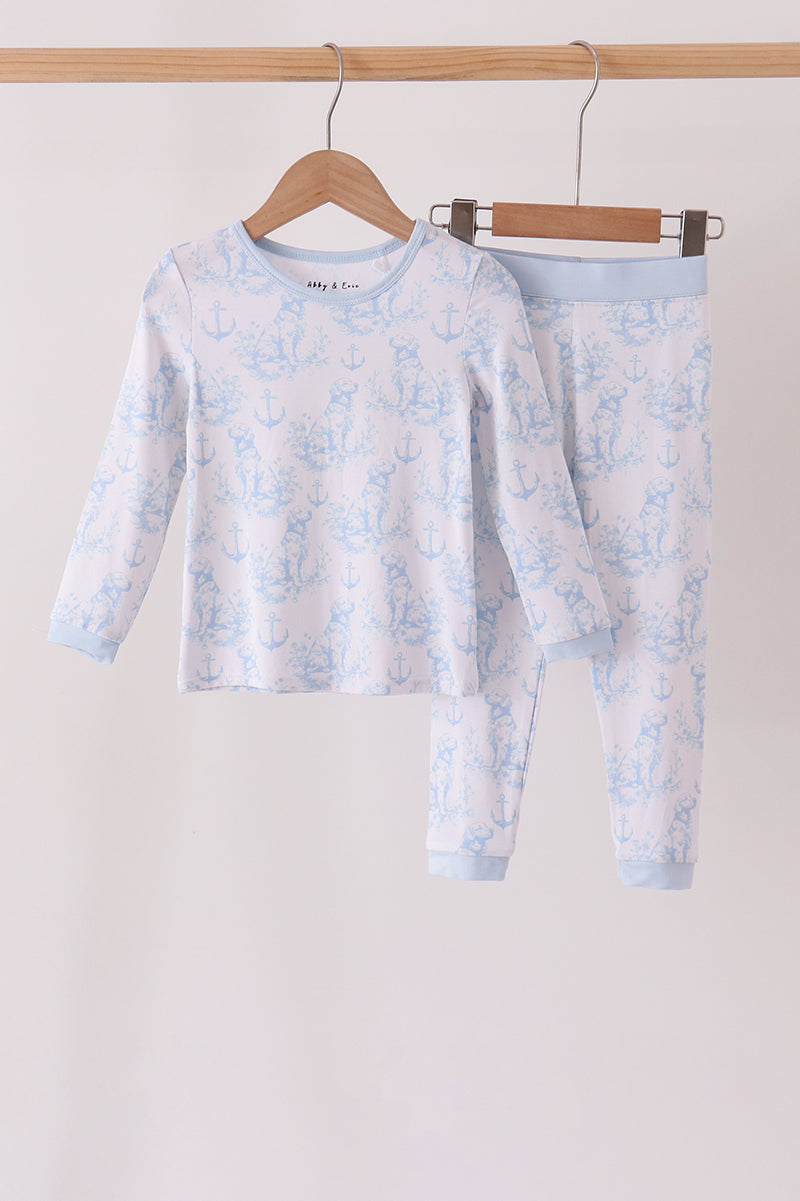 Blue Retriever Dog Bamboo Pajama Set