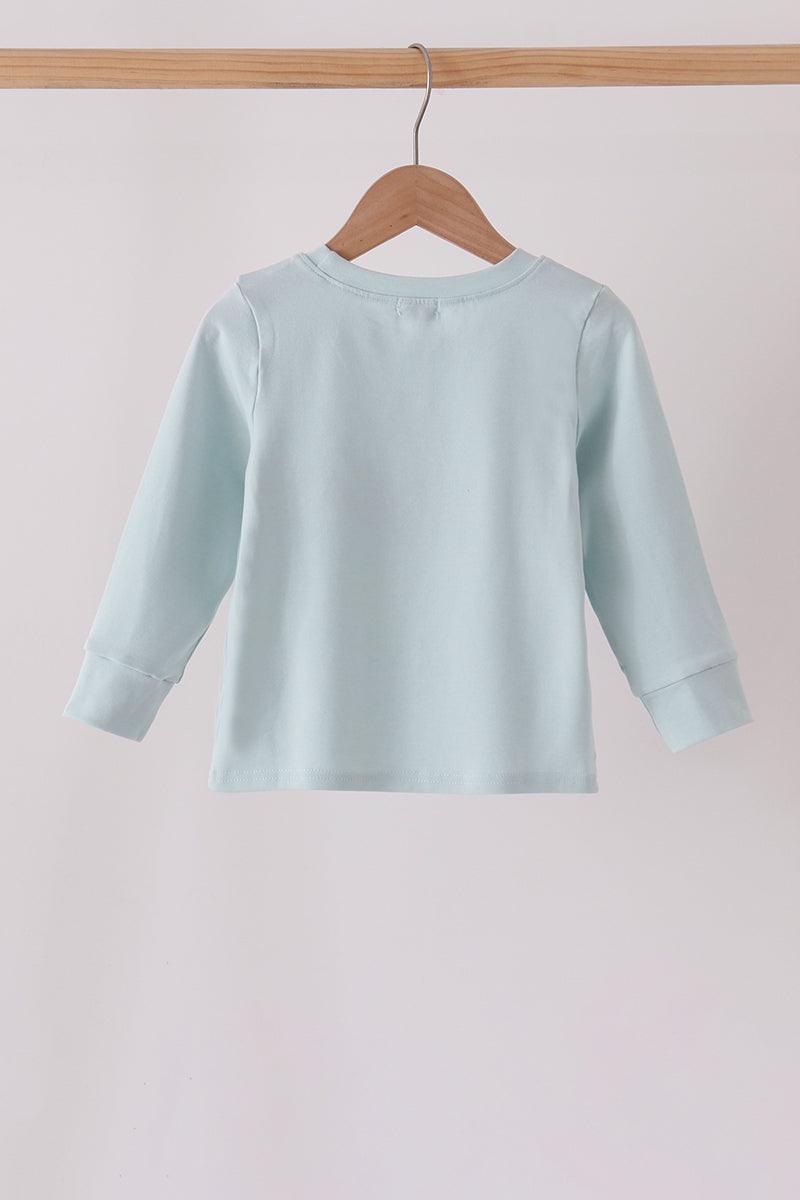 Boys SageTurkey Embroidery Top