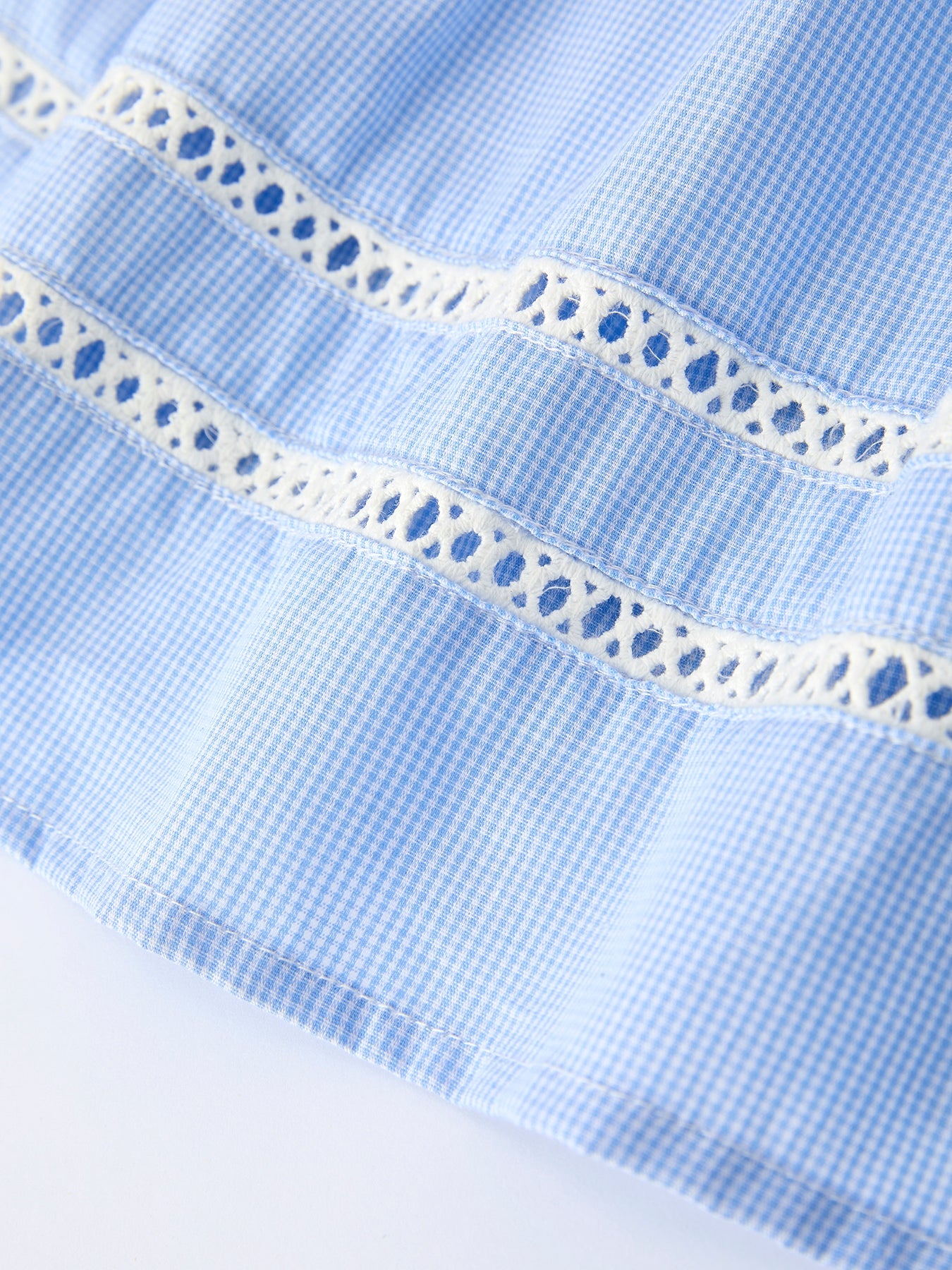 Blue Petal Peter Pan Collar Dress for Girls