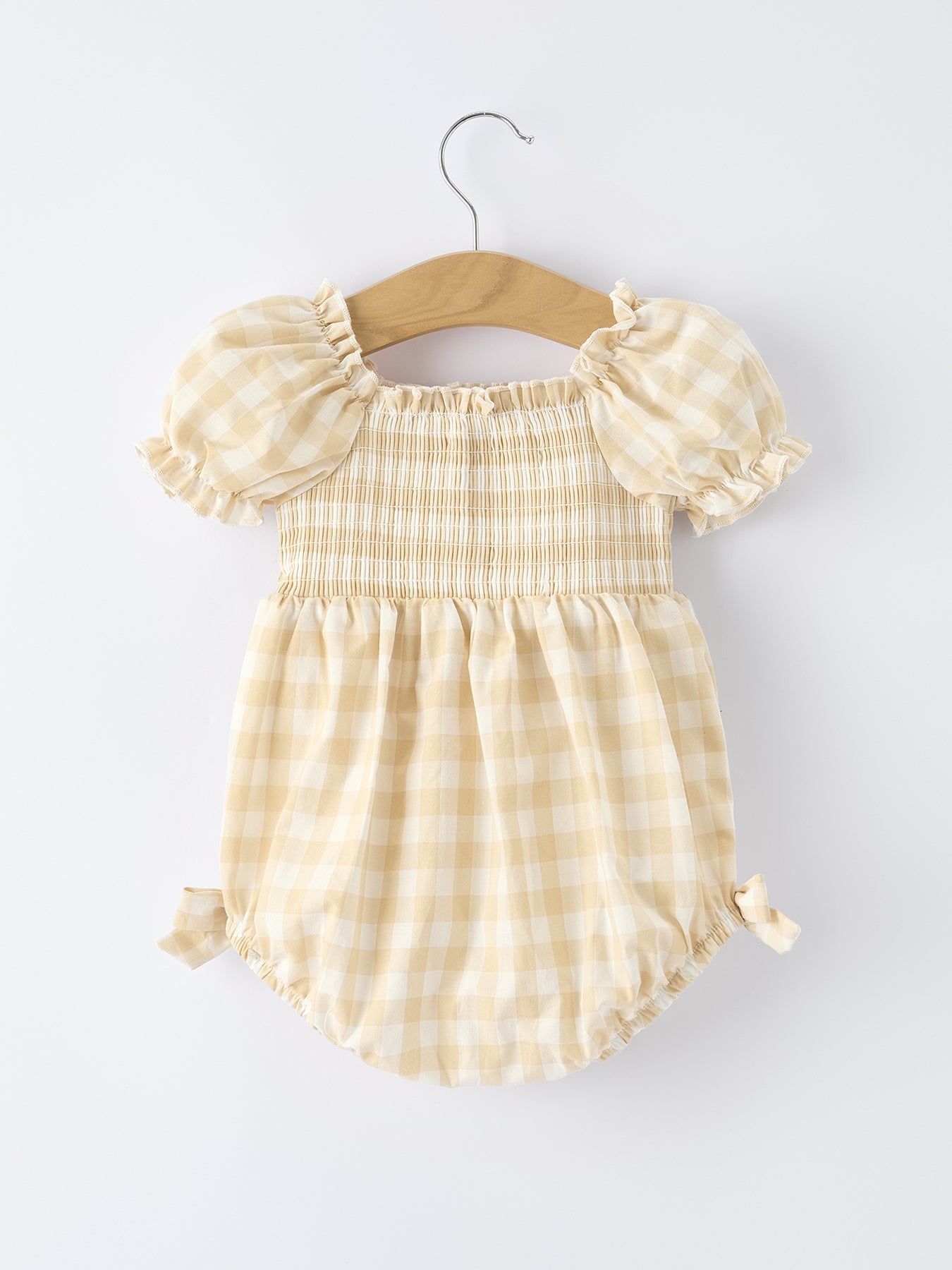 Plaid Girl Romper