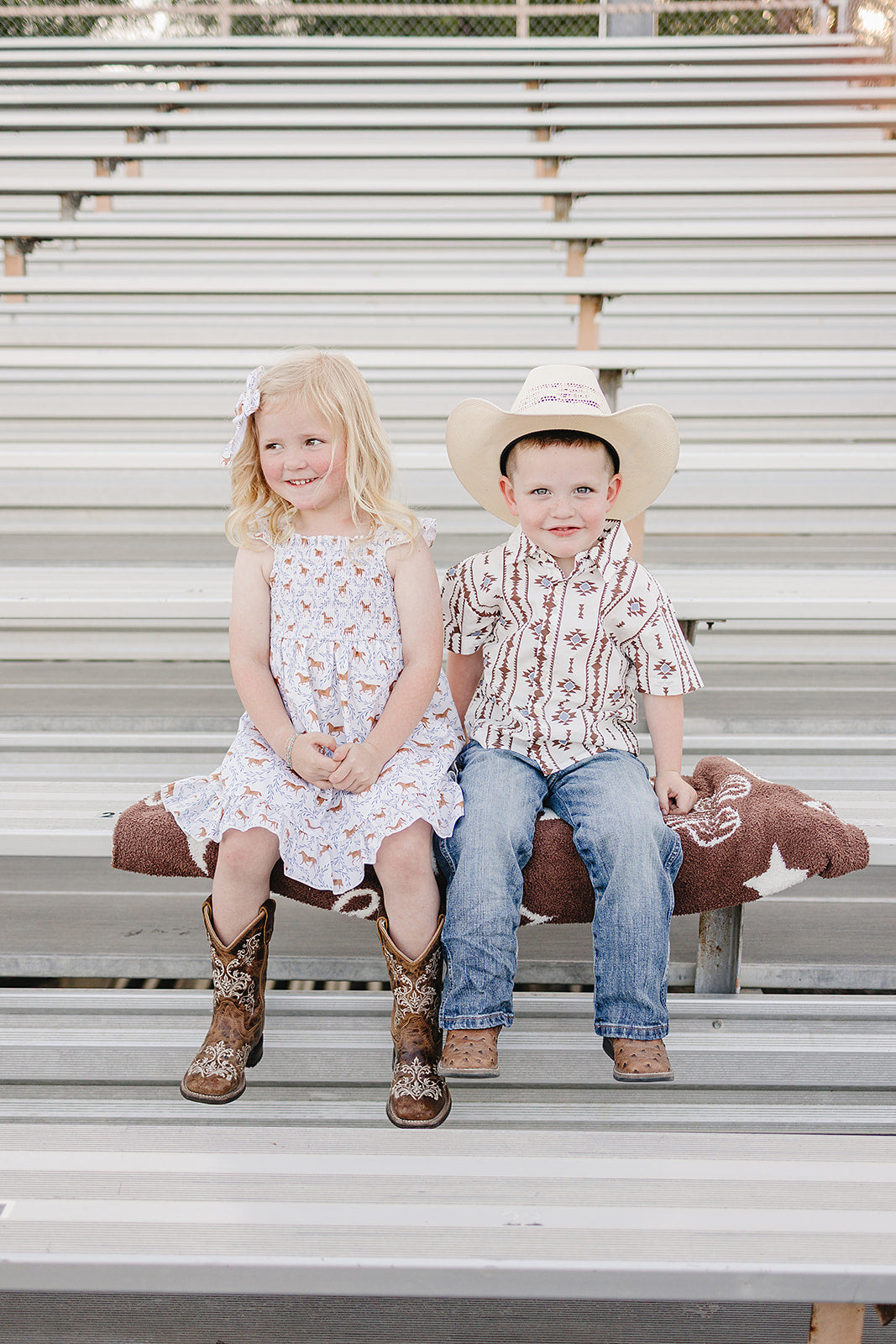 Baby & Boys Aztec Button Up Shirt