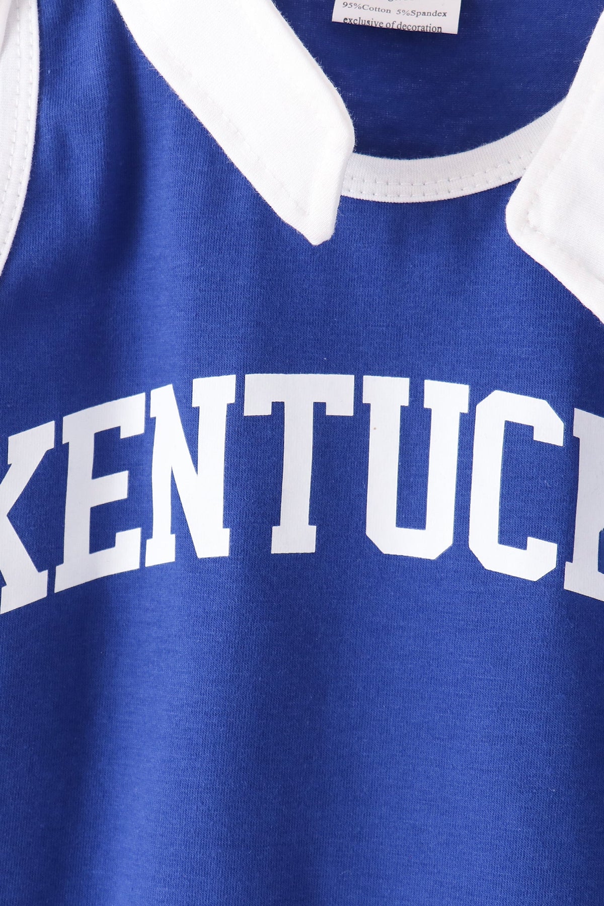 Girls Blue Kentucky Active Shorts Set