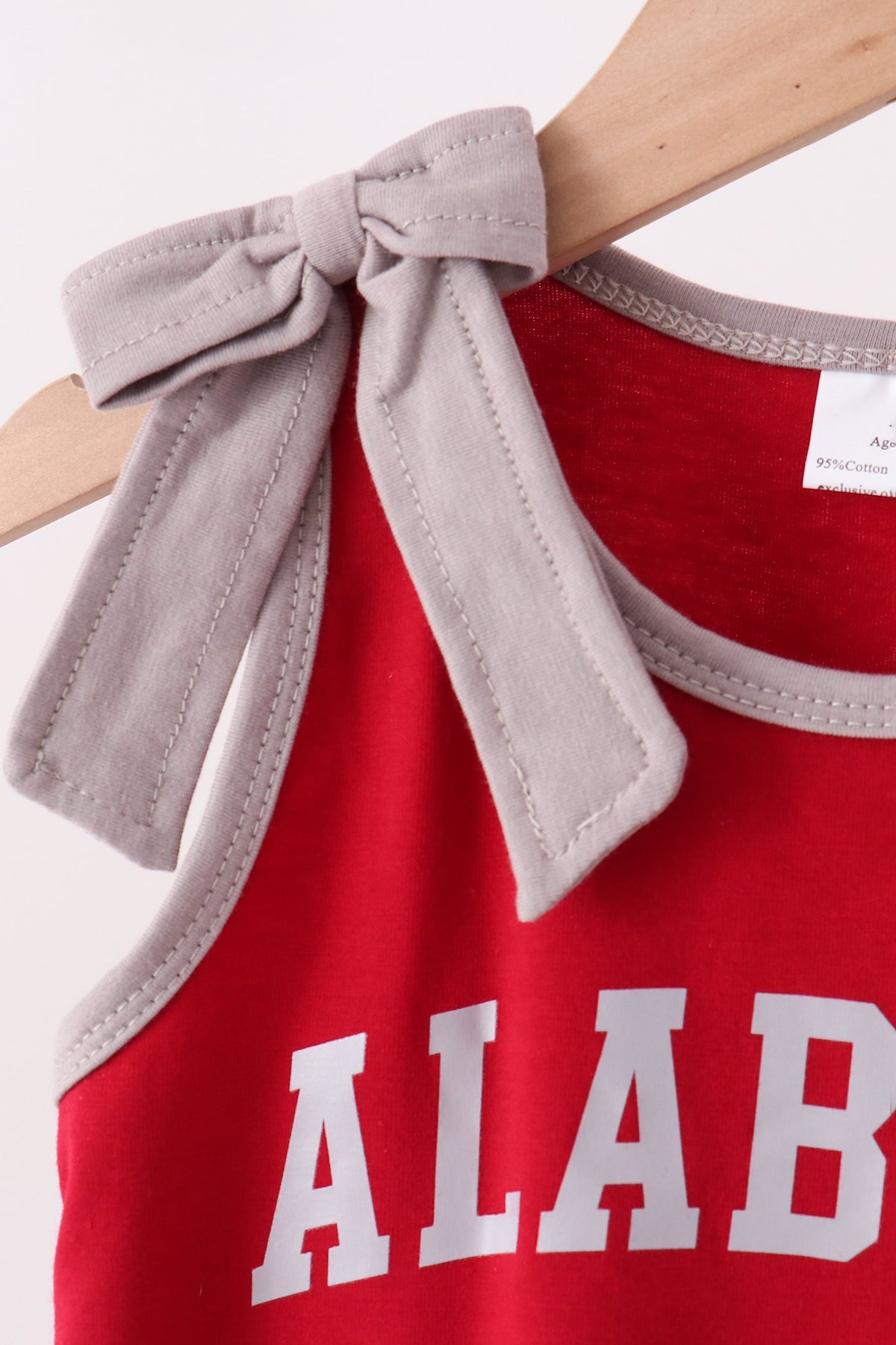 Girls Crimson Alabama Active Shorts Set