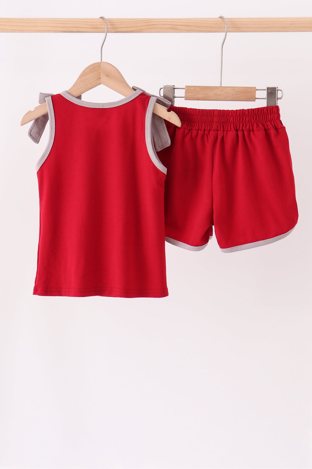Girls Crimson Alabama Active Shorts Set