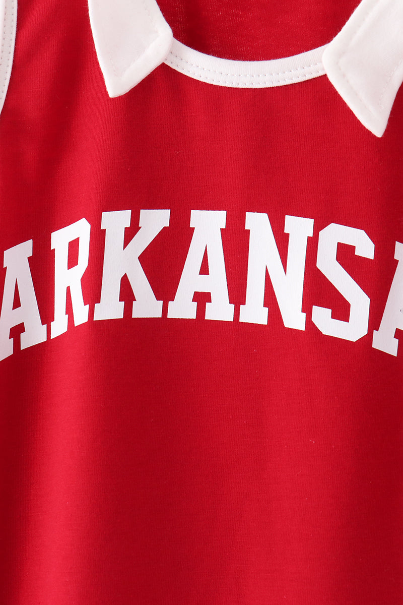 Girls Arkansas Active Shorts Set