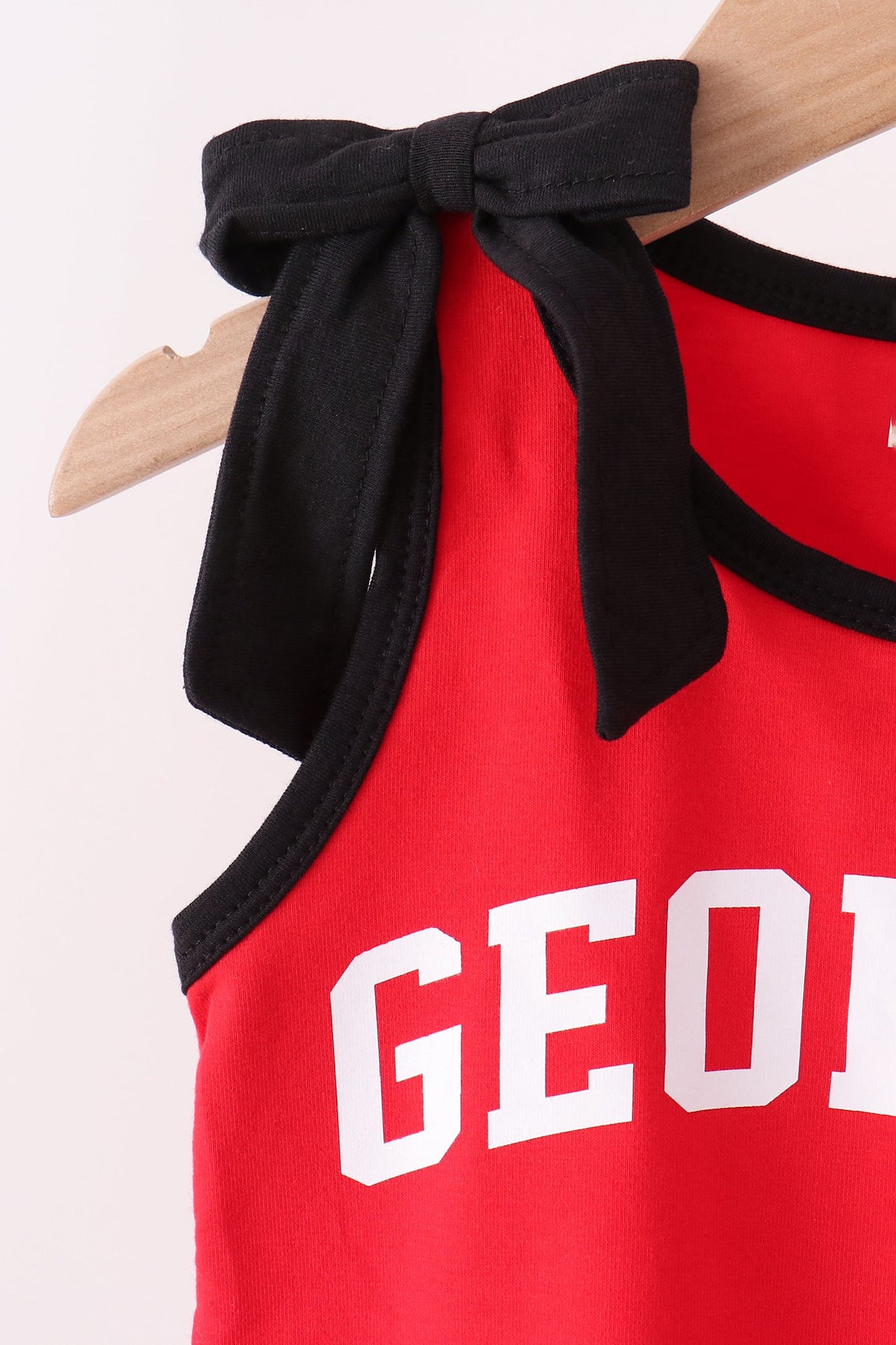 Girls Red Georgia Active Shorts Set