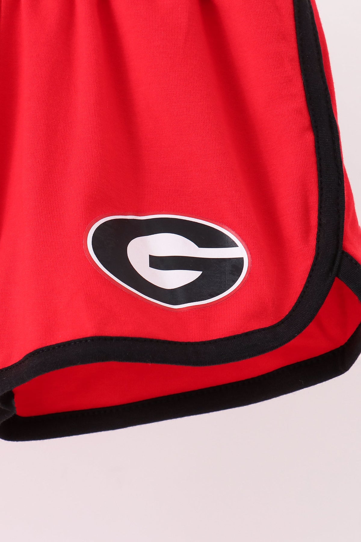 Girls Red Georgia Active Shorts Set