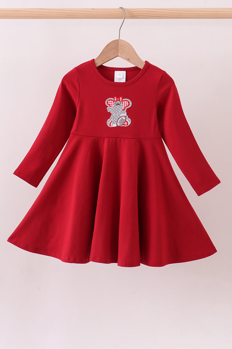 Alabama Elephant Applique Dress
