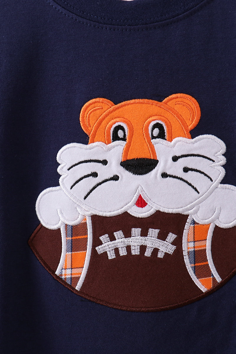 Auburn Applique Top