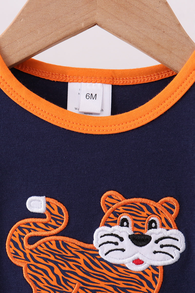 Auburn Tiger Applique Bubble