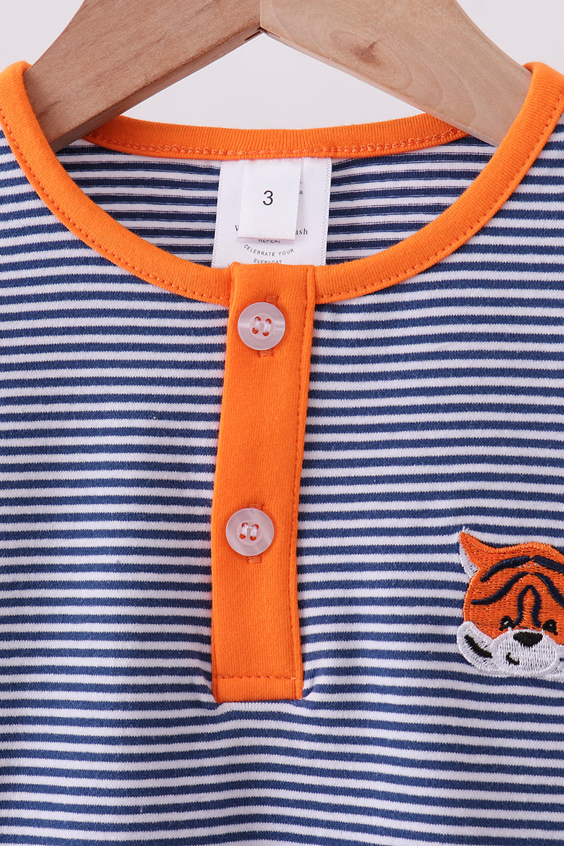 Auburn Tigers Striped Top