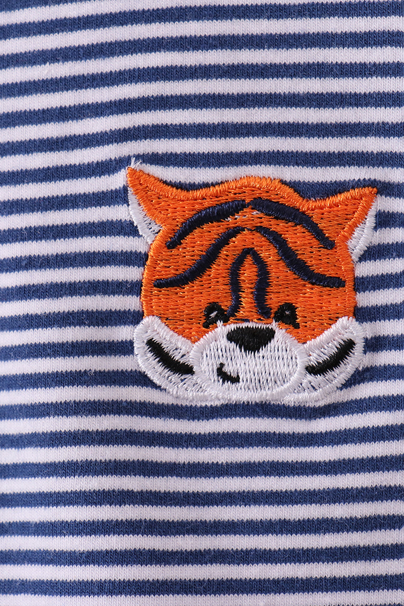 Auburn Tigers Striped Top