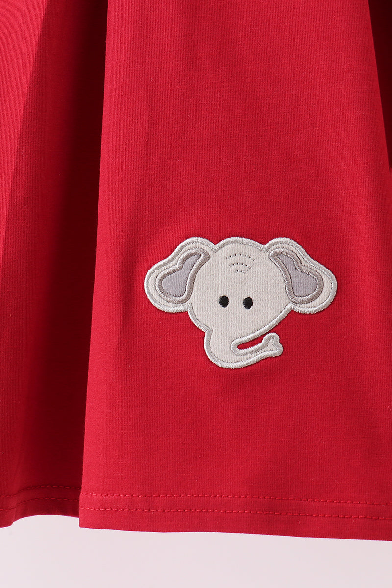 Alabama Elephant Applique Dress