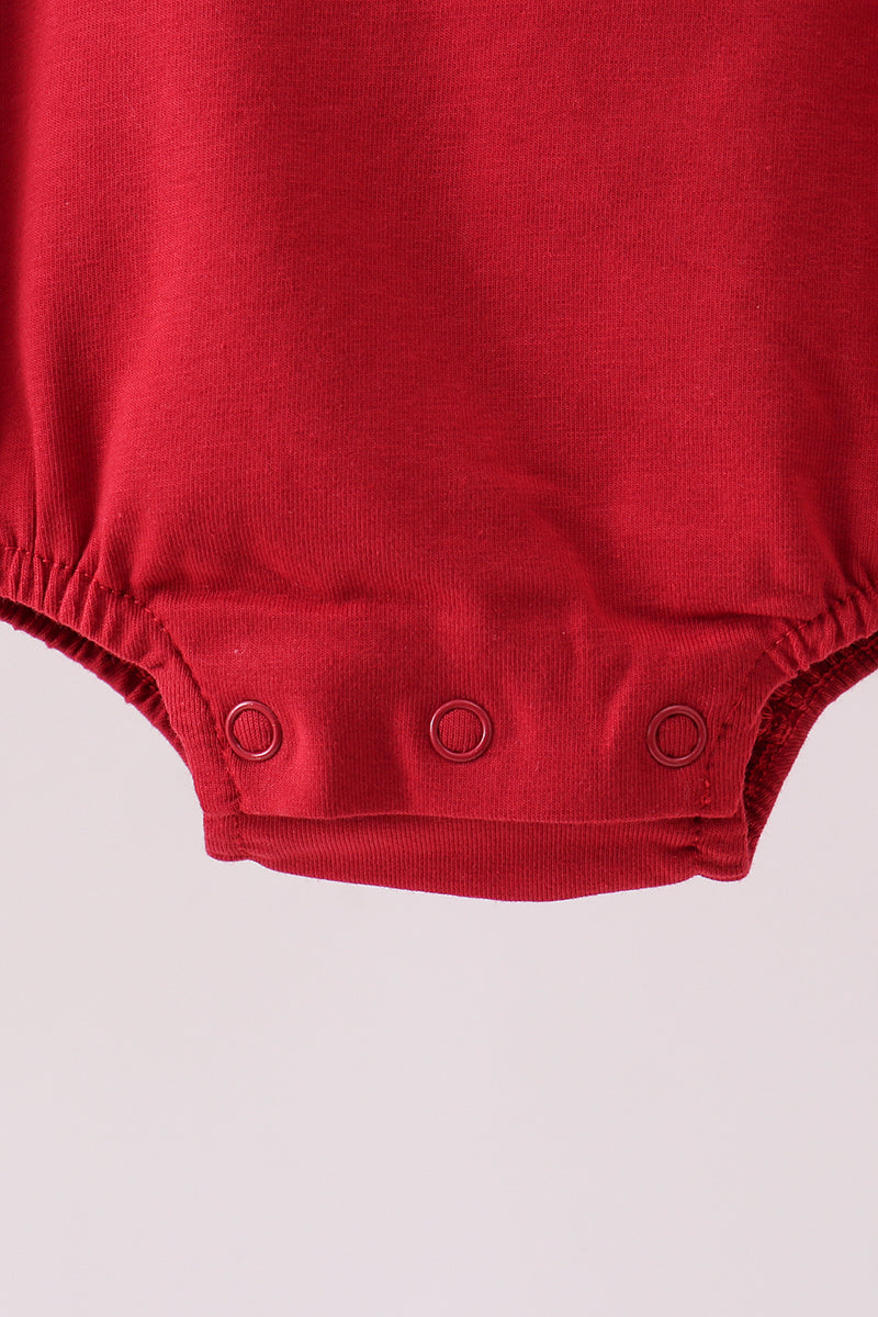Alabama Elephant Football Applique Bubble