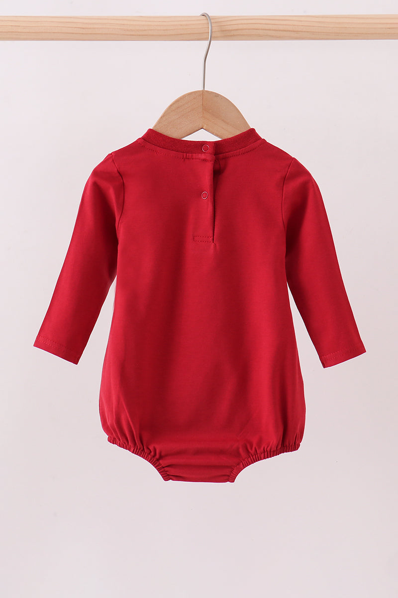 Alabama Elephant Football Applique Bubble