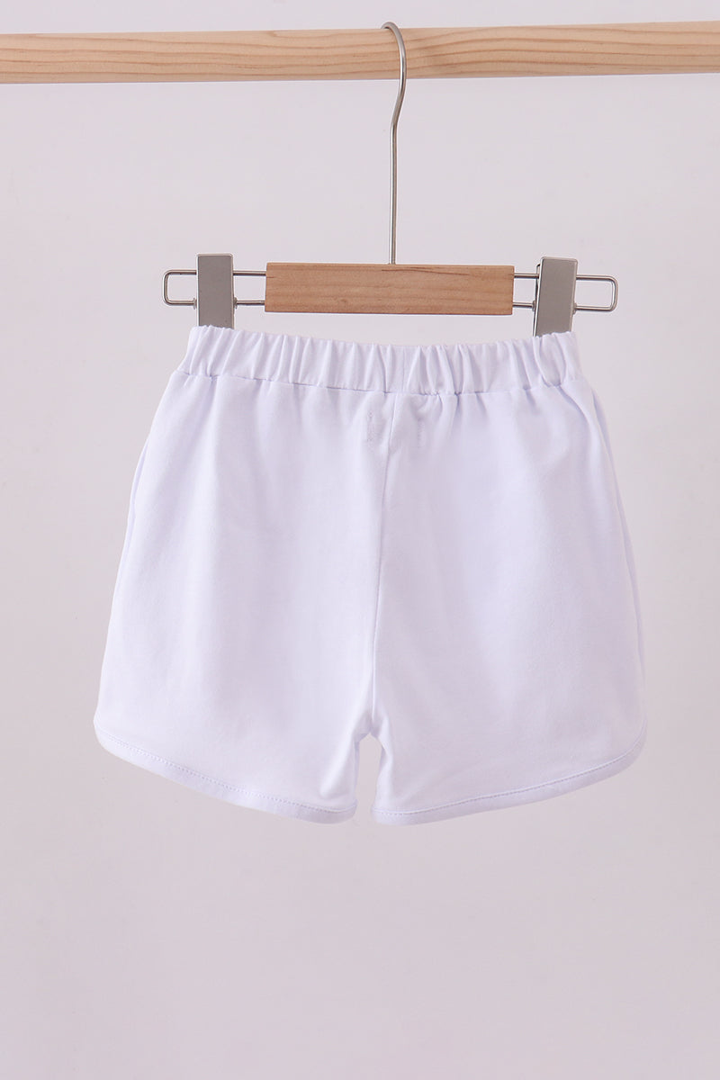White Bow Shorts
