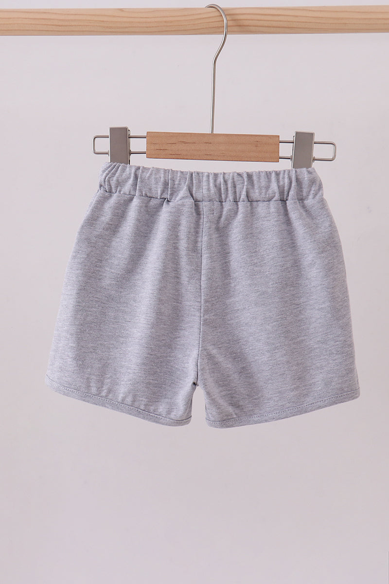 Grey Drawstring Shorts