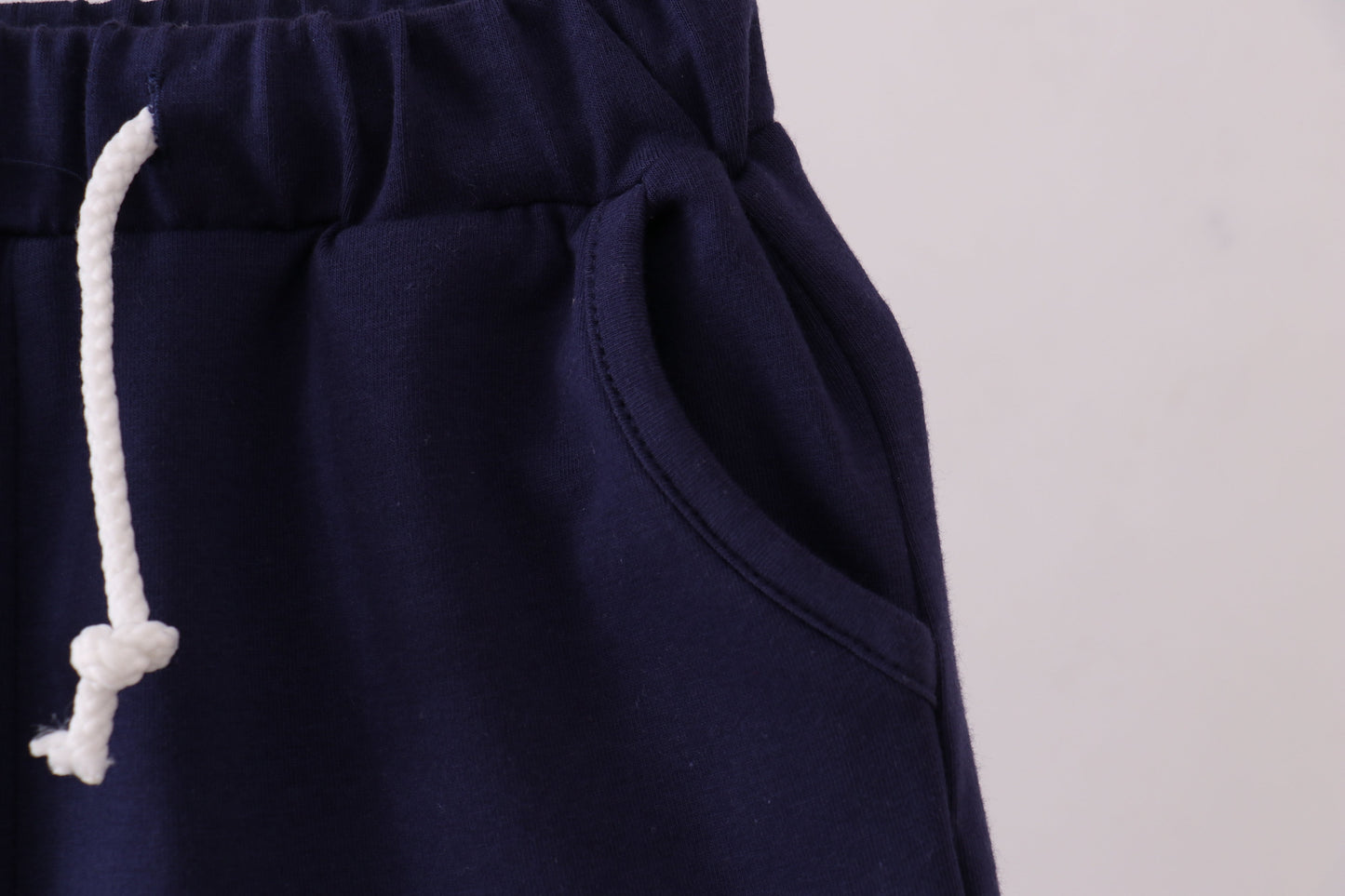 Navy Drawstring Shorts