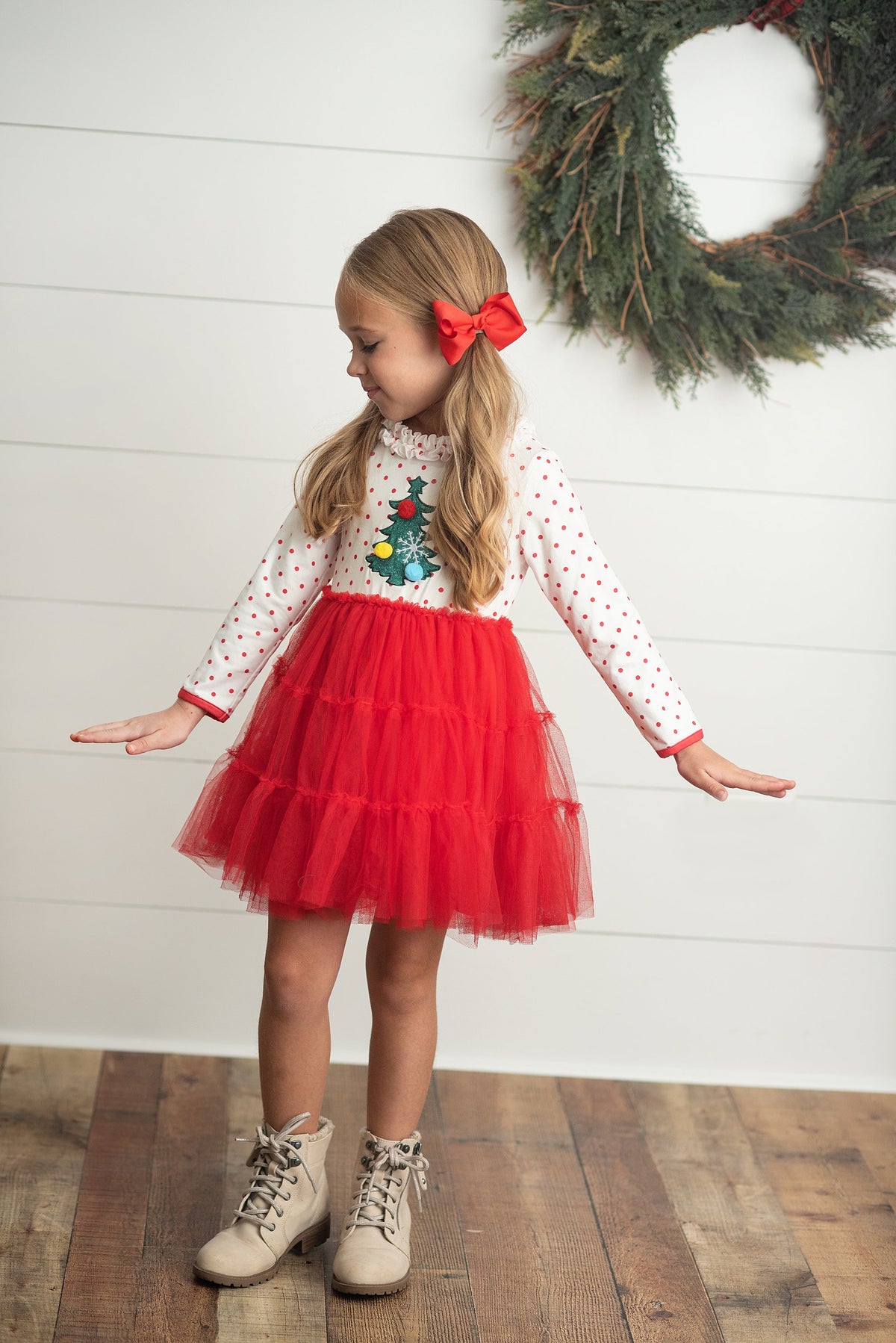 Christmas Tree Tulle Dress
