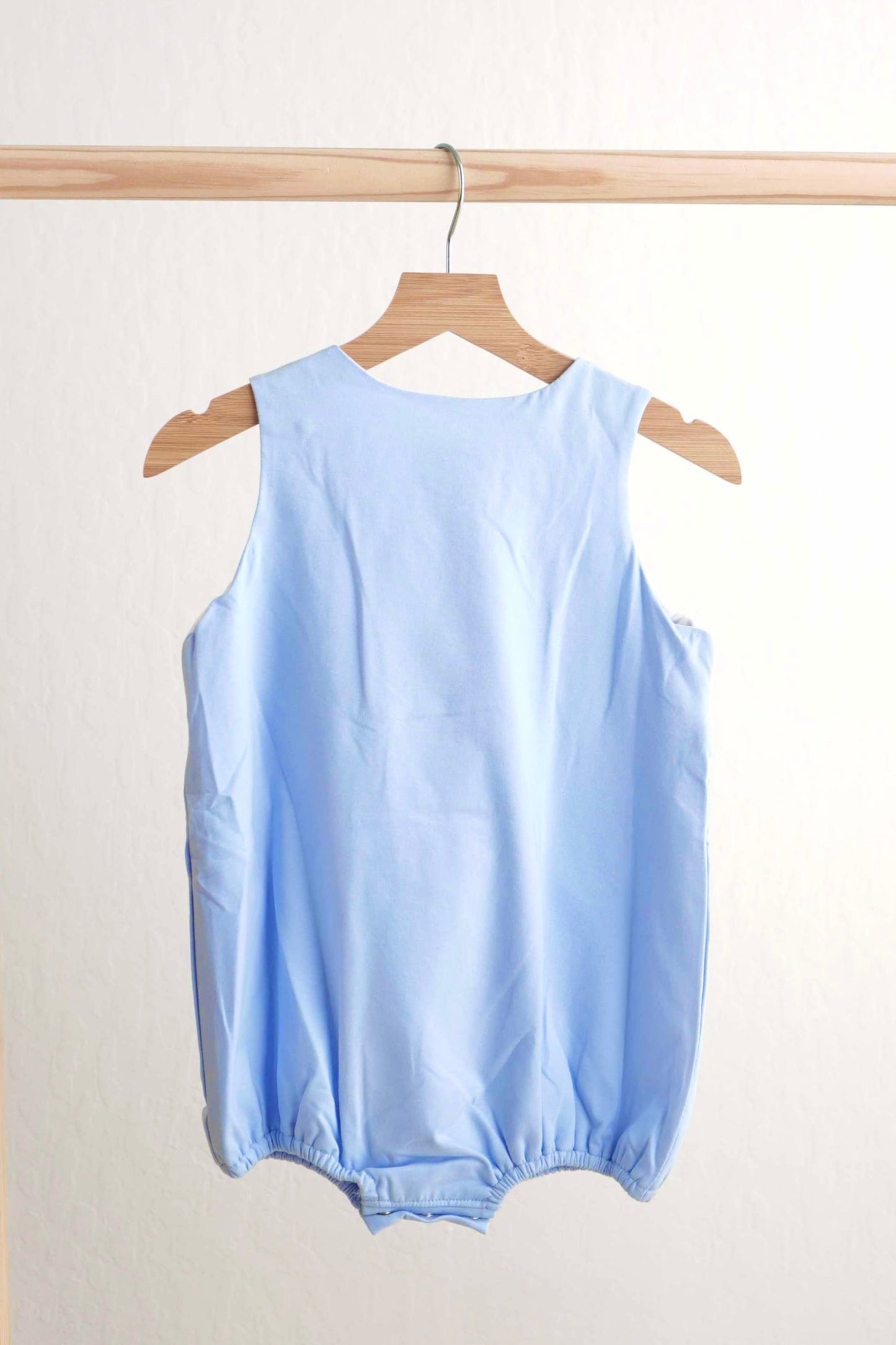 Cross Smocked Boy Bubble